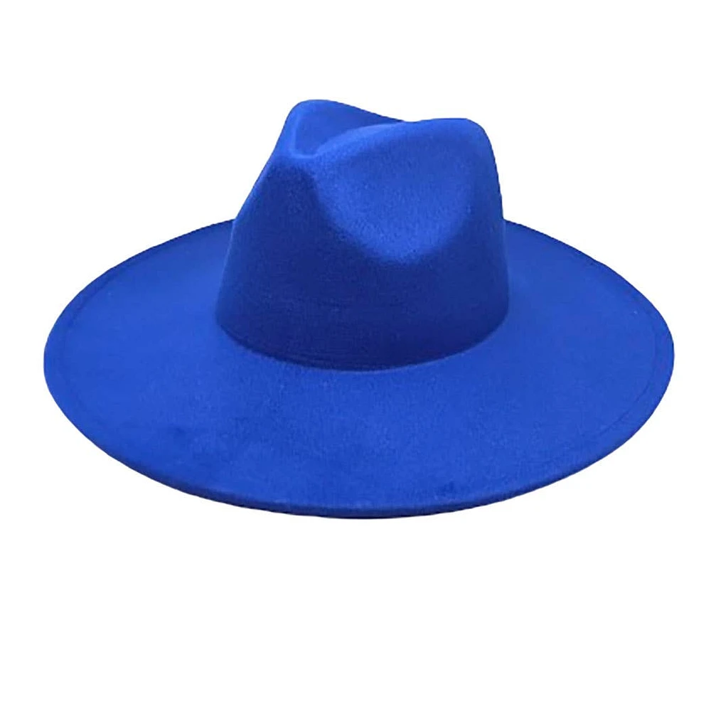 Vegan Felt Wide Brim Rancher  Hat: Olive