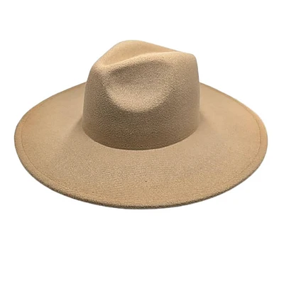 Vegan Felt Wide Brim Rancher Hat