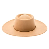 Vegan Felt Bolero Hat with Chin Cord