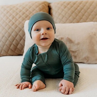 Tal + Love Bamboo Romper - Midnight Blue