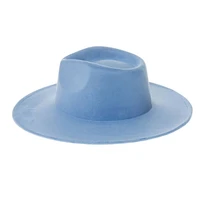 Vegan Suede Wide Brim Rancher Hat
