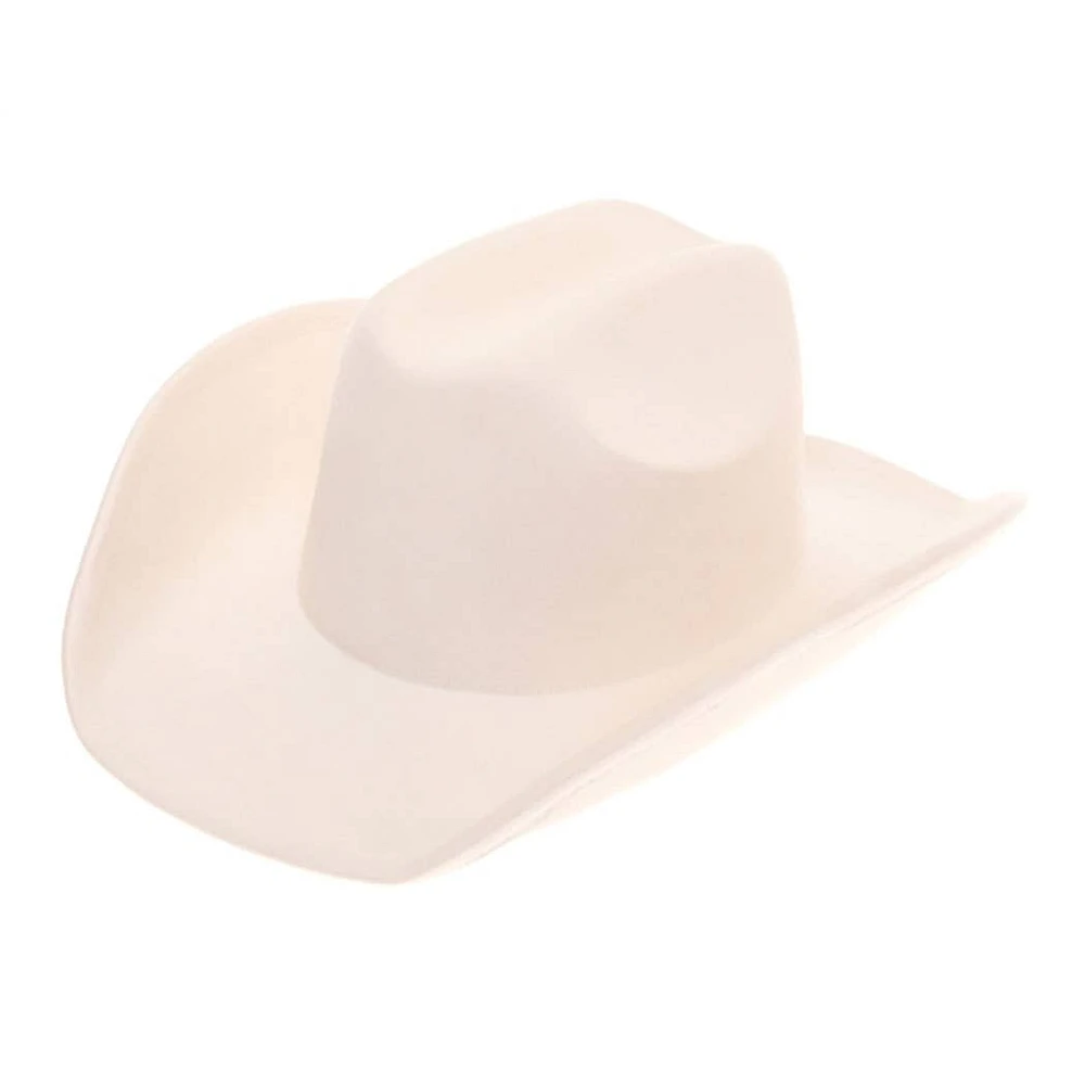 Vegan Suede Western Cattleman Hat: Teal