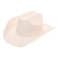 Vegan Suede Western Cattleman Hat: Teal