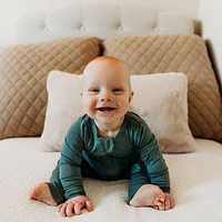Tal + Love Bamboo Romper - Midnight Blue