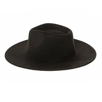 Vegan Suede Wide Brim Rancher Hat