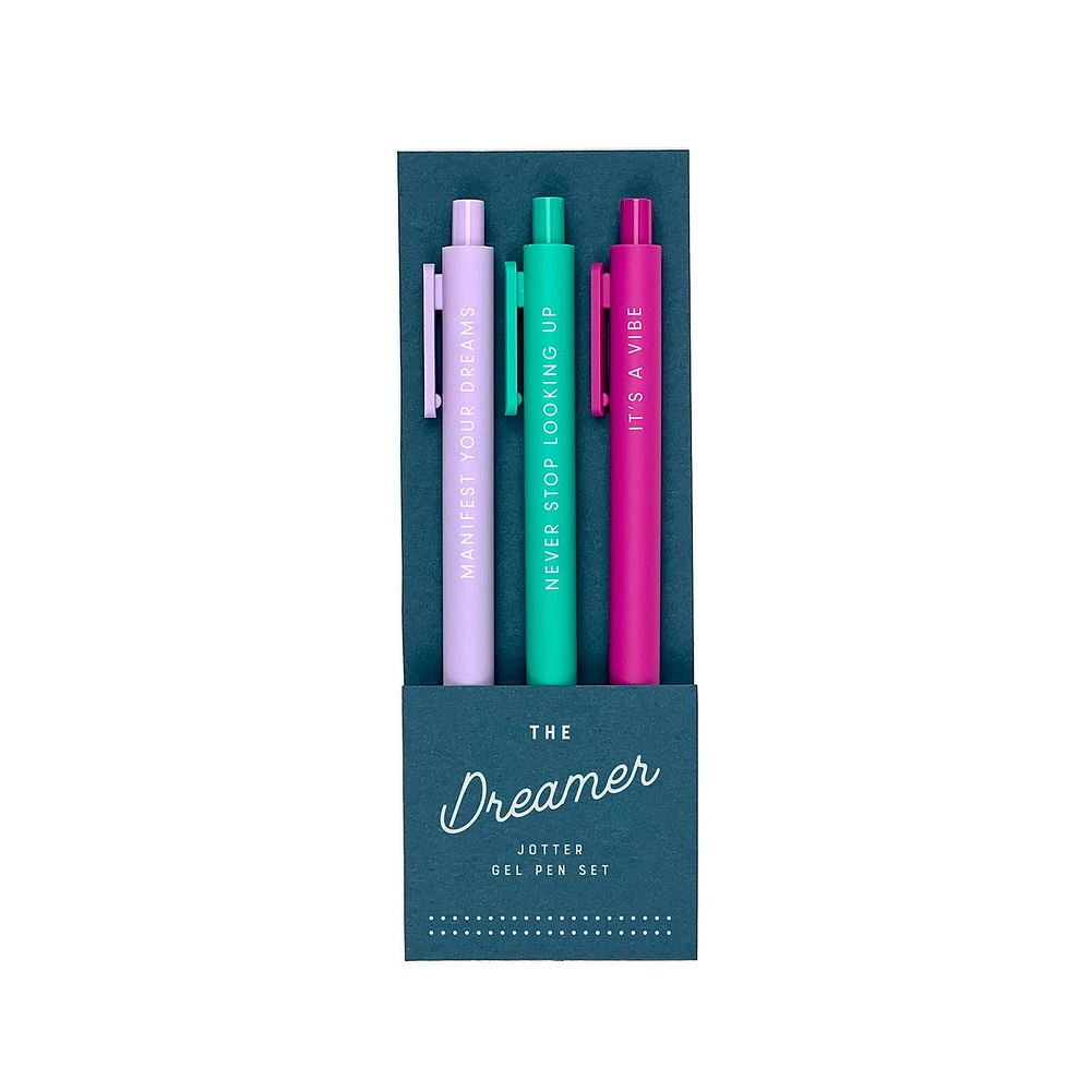 The Dreamer Jotter Gel Pen: Set of 3