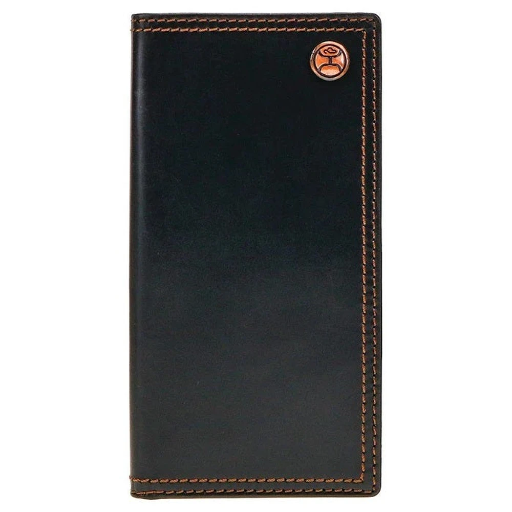 Hooey Classic Smooth Black Wallet