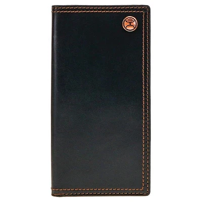 Hooey Classic Smooth Black Wallet
