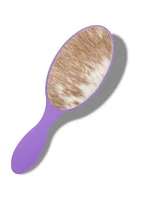 Purple Passion Brush - Brown and White