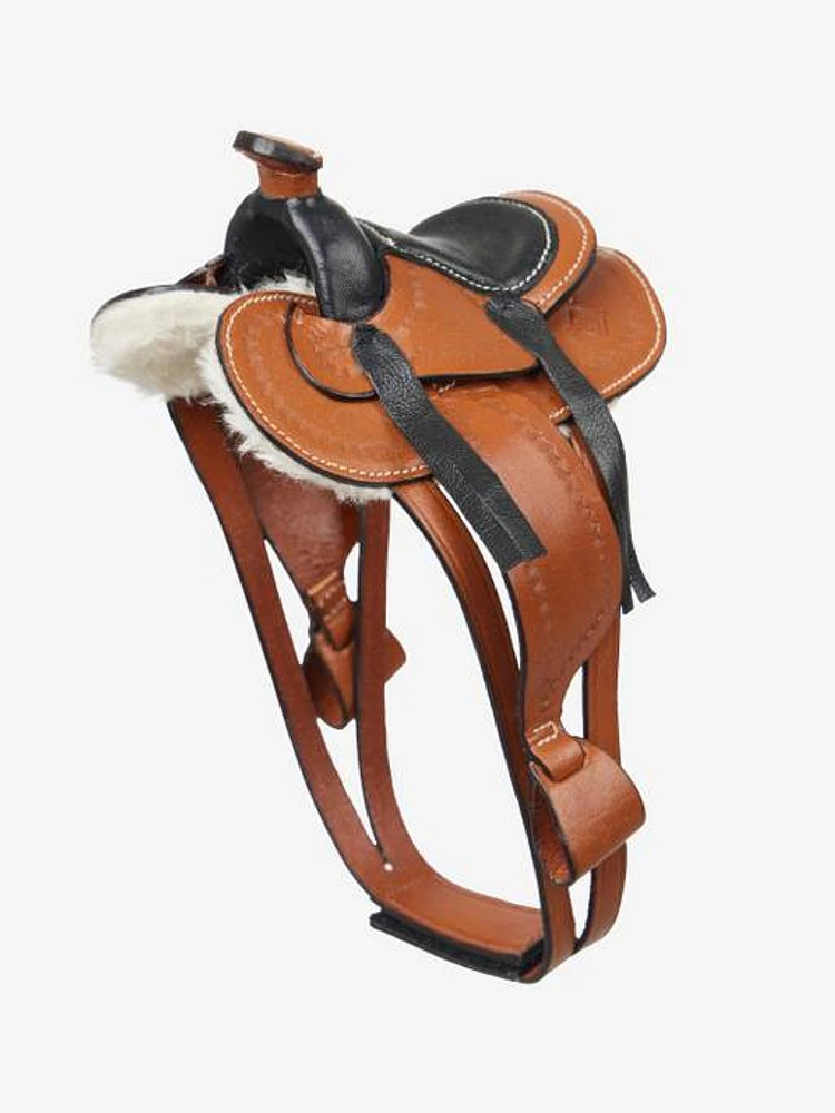 Toy Pony - Western Saddle and Girth Camel