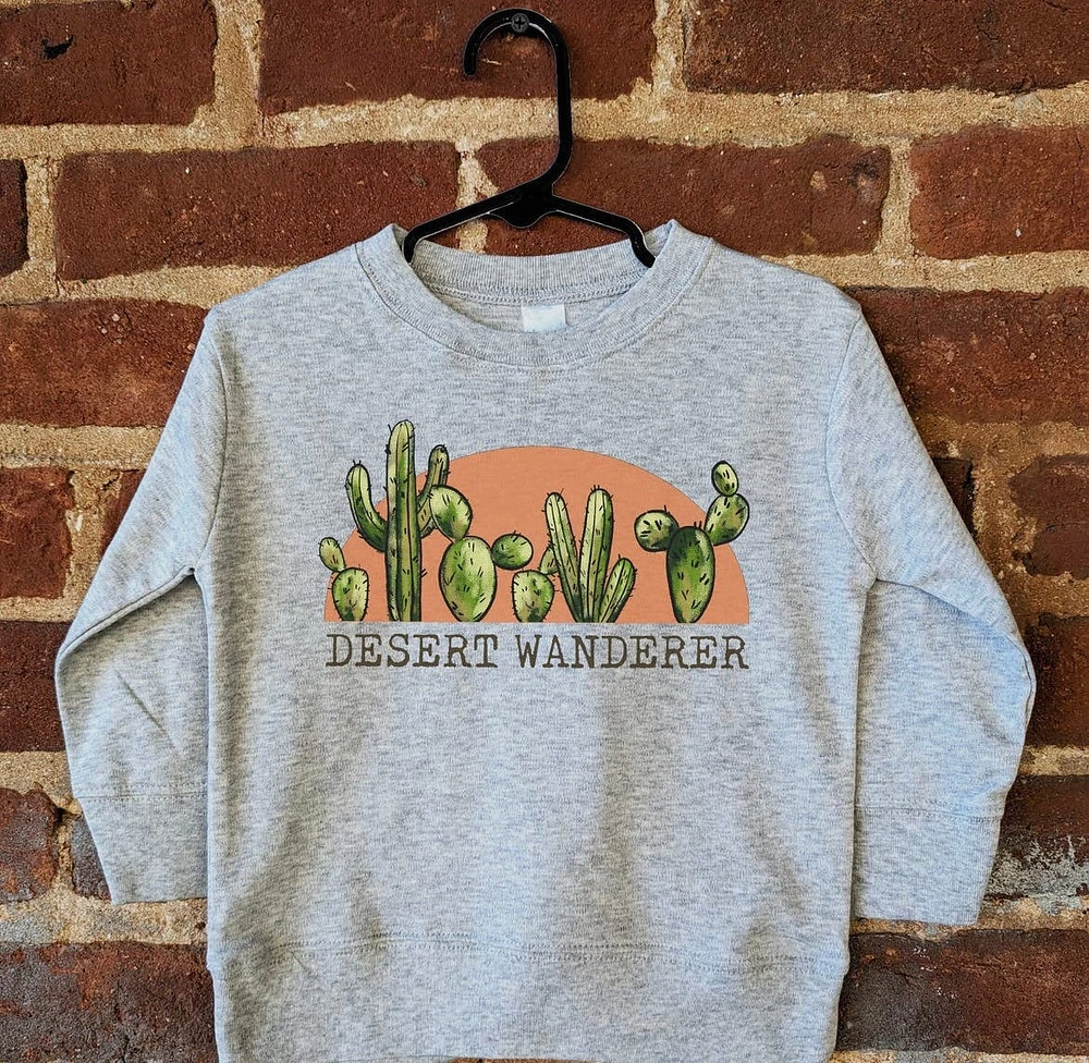 Desert Wanderer Grey Long Sleeve Shirt