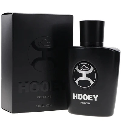 Hooey Cologne Black 3.4 fl oz with a Silver Hooey Logo