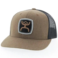 Zenith Hooey Brown / Black 6-Panel Trucker with Brown and Black Patch - OSFA