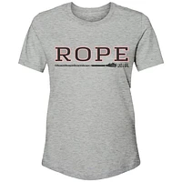 Rope Grey with Pink/Black Logo T-Shirt