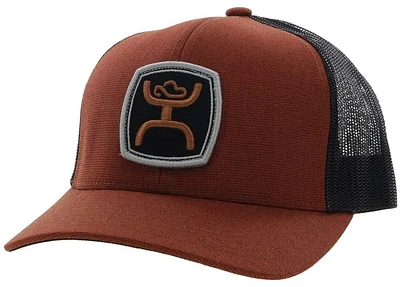 Zenith Hooey Brown / Black 6-Panel Trucker with Black / Grey / Brown Hooey Logo Patch - OSFA