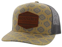 Tribe Roughy Yellow / Grey 6-Panel Trucker with Tan / Grey Patch - OSFA