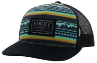 Youth - Doc Hooey Turquoise / Black 5Panel Trucker with Black / White Rectangle Patch