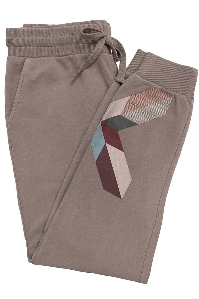 Homey Hooey Ladies Brown Joggers