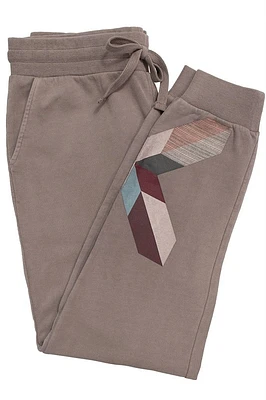 Homey Hooey Ladies Brown Joggers