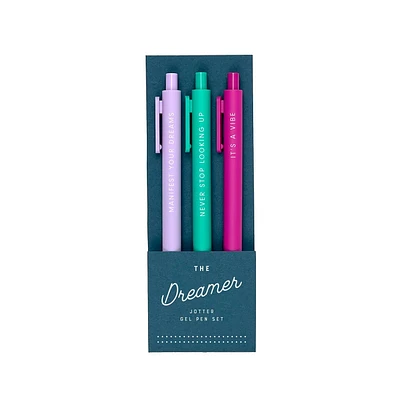 The Dreamer Jotter Gel Pen: Set of 3