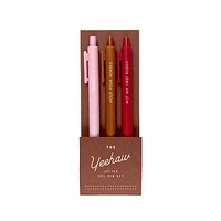 Yeehaw Jotter Gel Pen: Set of 3