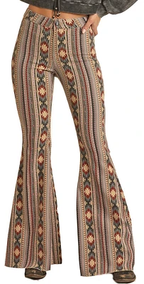 Tan Aztec Bell Bottoms