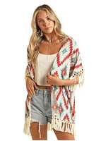 Aztec Print Kimono