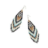 Soaring Eagle Beaded Earring