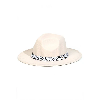 Cheetah Strap Fedora Fashion Hat