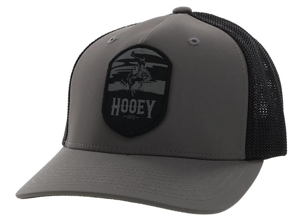 Cheyenne Hooey Charcoal/Black Flexfit Hat