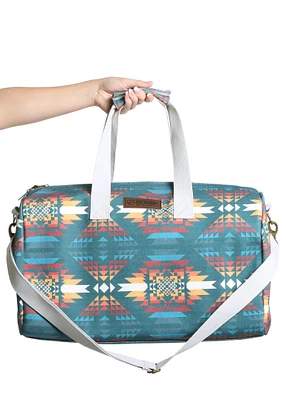 Aztec Print Duffle Bag