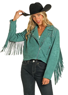 Moto Jacket W/ Fringe