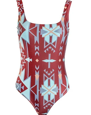 Ollie Hooey Rust Ladies Swimsuit