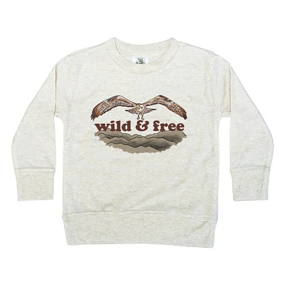 Wild & Free Woodland Hawk Vintage Neutral Long Sleeve