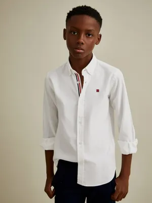 Camisa oxford em algodão