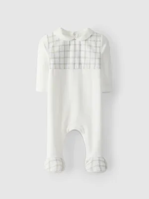 Babygrow encaixe xadrez