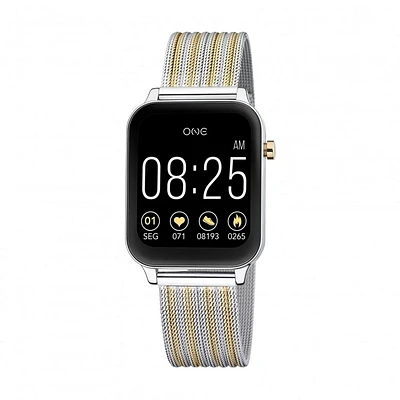 Relógio Smartwatch MagicCall Bicolor Dourado