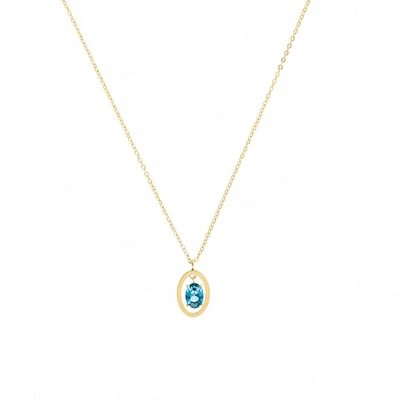 Colar Birthstone Setembro - Prosperidade