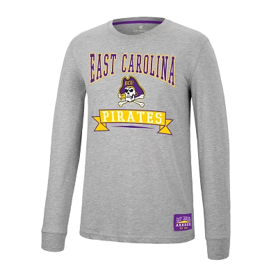 Colosseum Athletics Men's East Carolina University Hey Everyone Graphic Long Sleeve T-shirt                                     