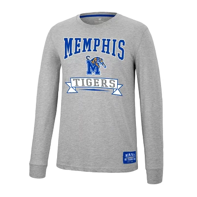 Colosseum Athletics Men's University of Memphis Hey Everyone Graphic Long Sleeve T-shirt                                        