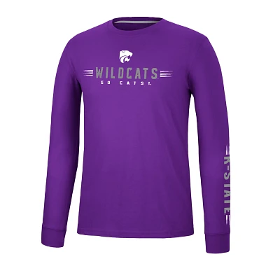 Colosseum Athletics Men’s Kansas State University Spackler Long Sleeve T-shirt