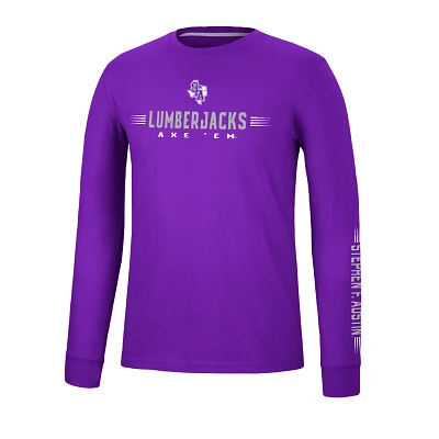 Colosseum Athletics Men’s Stephen F. Austin State University Spackler Long Sleeve T-shirt