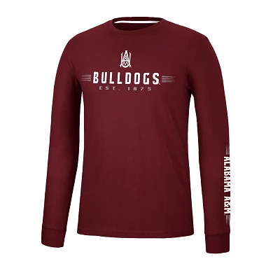 Colosseum Athletics Men’s Alabama A&M University Spackler Long Sleeve T-shirt