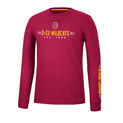 Colosseum Athletics Men’s Bethune-Cookman University Spackler Long Sleeve T-shirt
