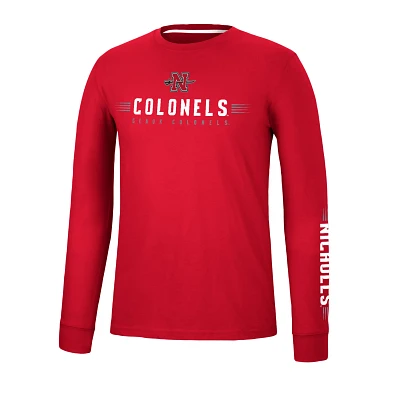 Colosseum Athletics Men’s Nicholls State University Spackler Long Sleeve T-shirt