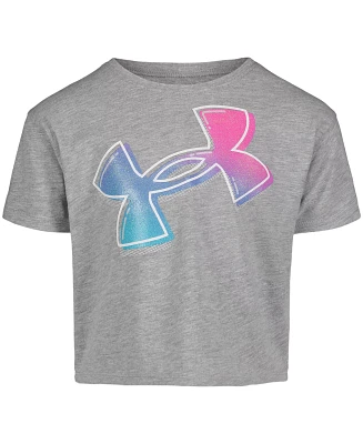 Under Armour Girls' 4-7 Gradient Logo T-shirt