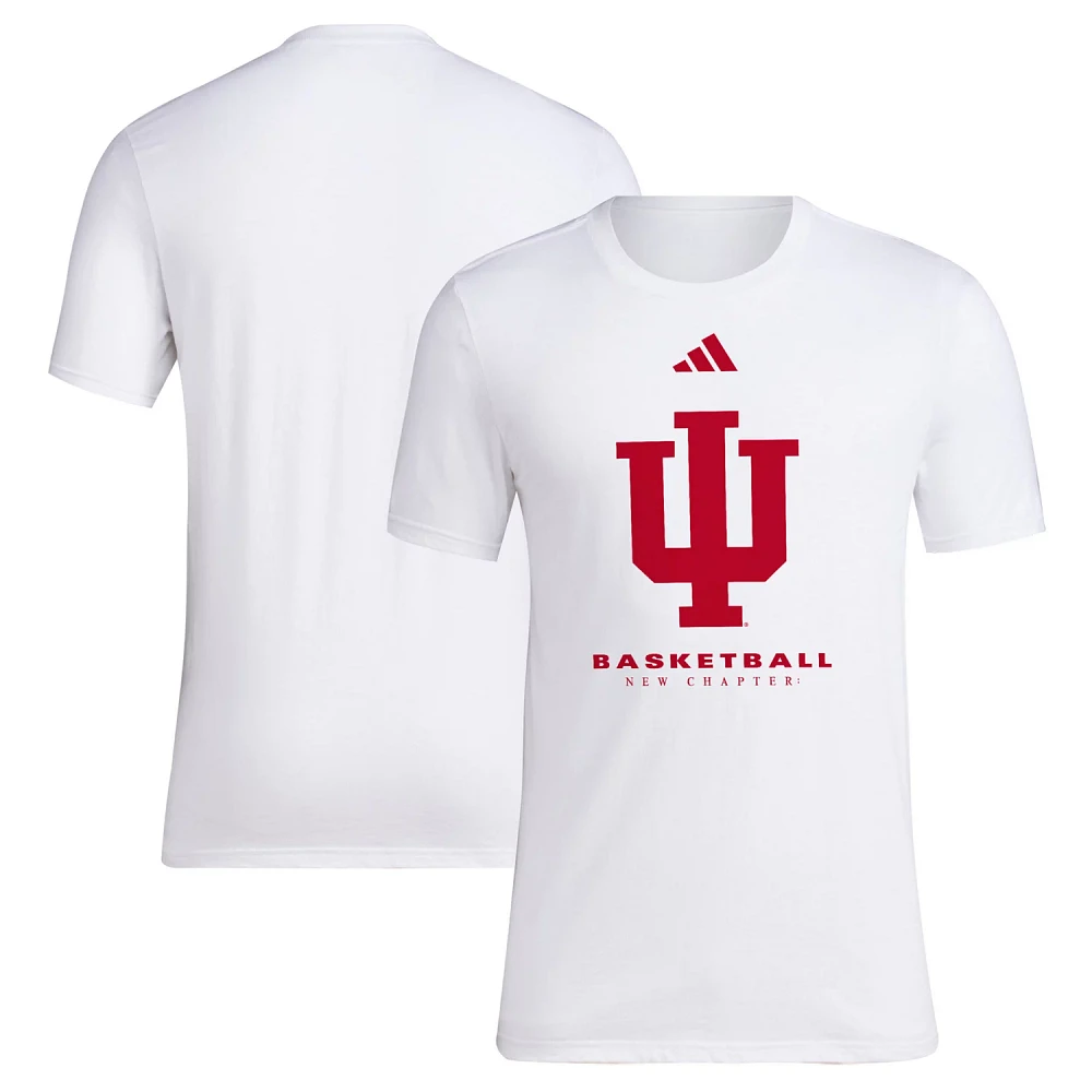 adidas Indiana Hoosiers 2023 On Court Bench Fresh T-Shirt