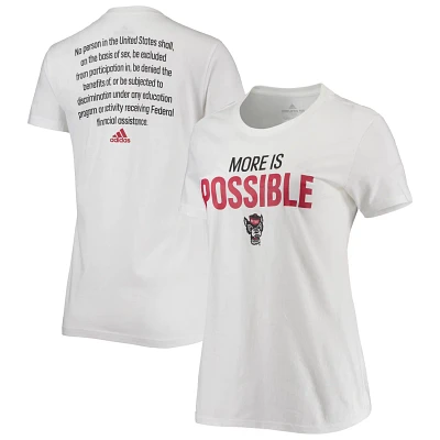 adidas NC State Wolfpack More Is Possible T-Shirt