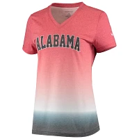 Alabama Tide Ombre V-Neck T-Shirt                                                                                               