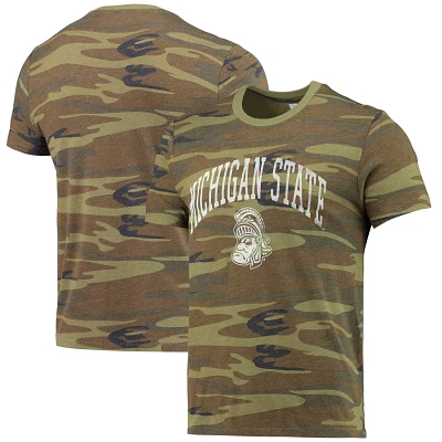 Alternative Apparel Michigan State Spartans Arch Logo Tri-Blend T-Shirt                                                         